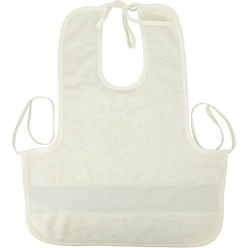 Bavoir tablier à broder écru - MT - Mondial Tissus