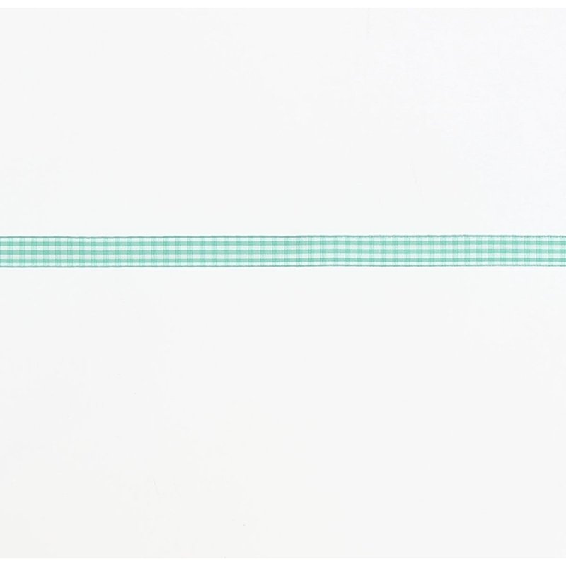 Ruban vichy 10 mm vert céladon - Frou Frou - Mondial Tissus