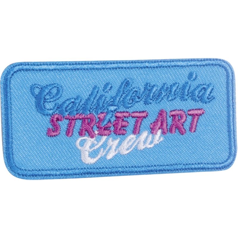 Écusson california bleu - Mondial Tissus