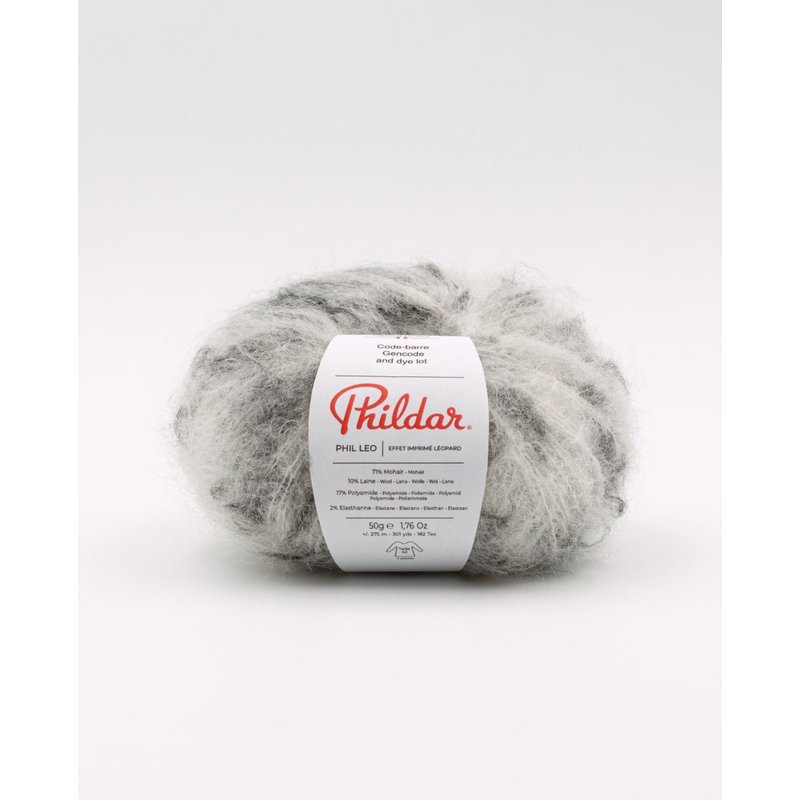 Pelote de fil à tricoter Léo dalmatien - Phildar - Phildar - Mondial Tissus