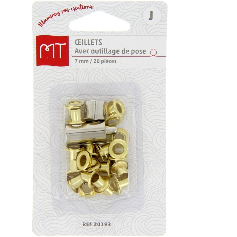Kit oeillets bronze 5mm - MT - Mondial Tissus