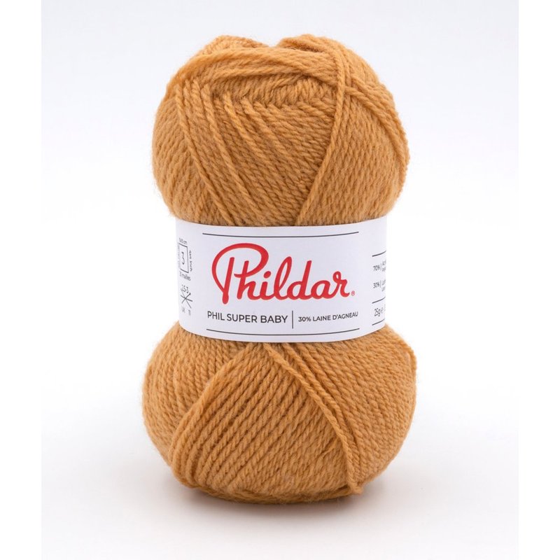 Pelote de fil à tricoter Super Baby miel - Phildar - Phildar - Mondial Tissus