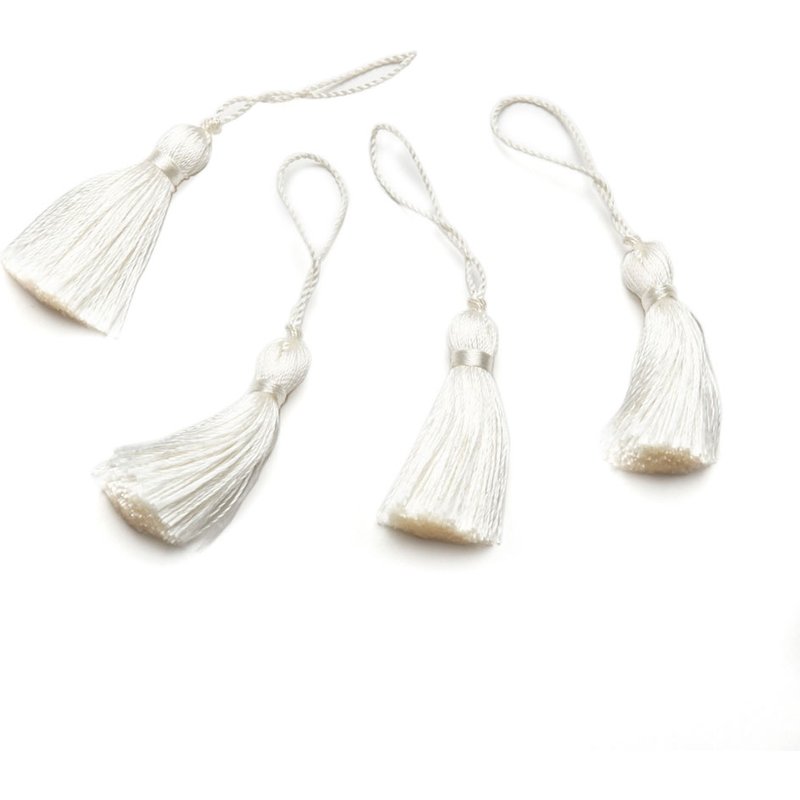 Pompons crème brillants - Mondial Tissus