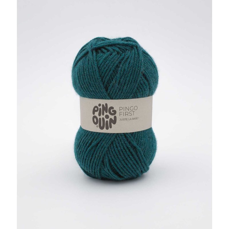 Pelote de fil à tricoter First vert sapin - Phildar - Pingouin - Mondial Tissus