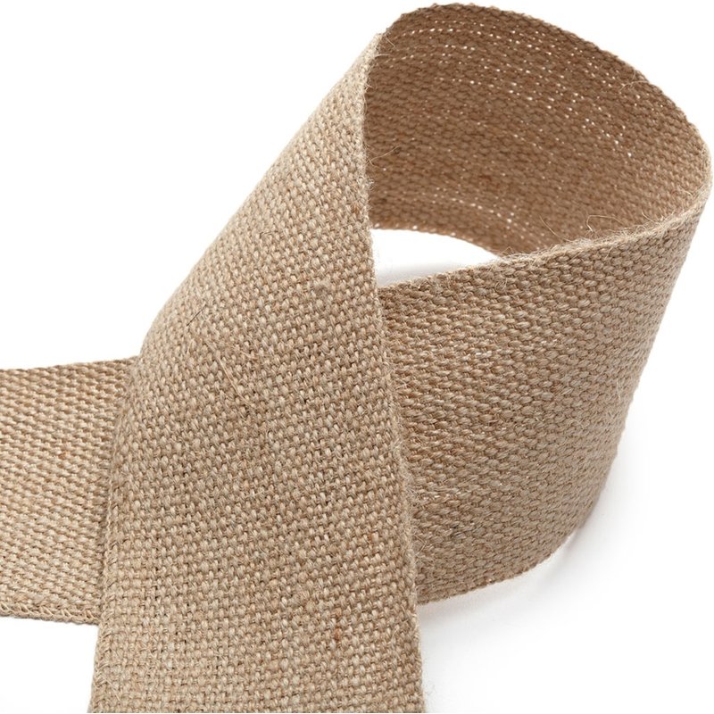 Ruban de jute 85mm - Mondial Tissus