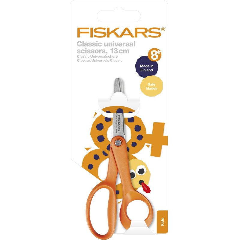 Ciseaux universel classique enfant droitier 13 cm - Fiskars - Fiskars - Mondial Tissus
