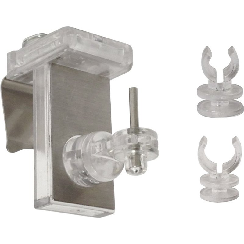 Lot 2 supports adhesifs clipvit transparent - Mondial Tissus