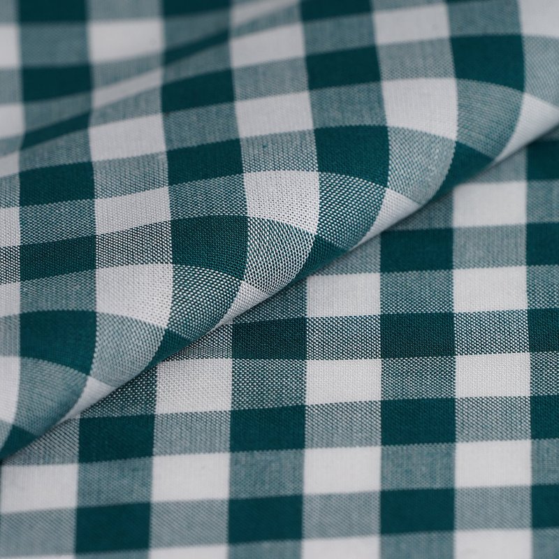 Tissu vichy rayonne souple vert - MT - Mondial Tissus