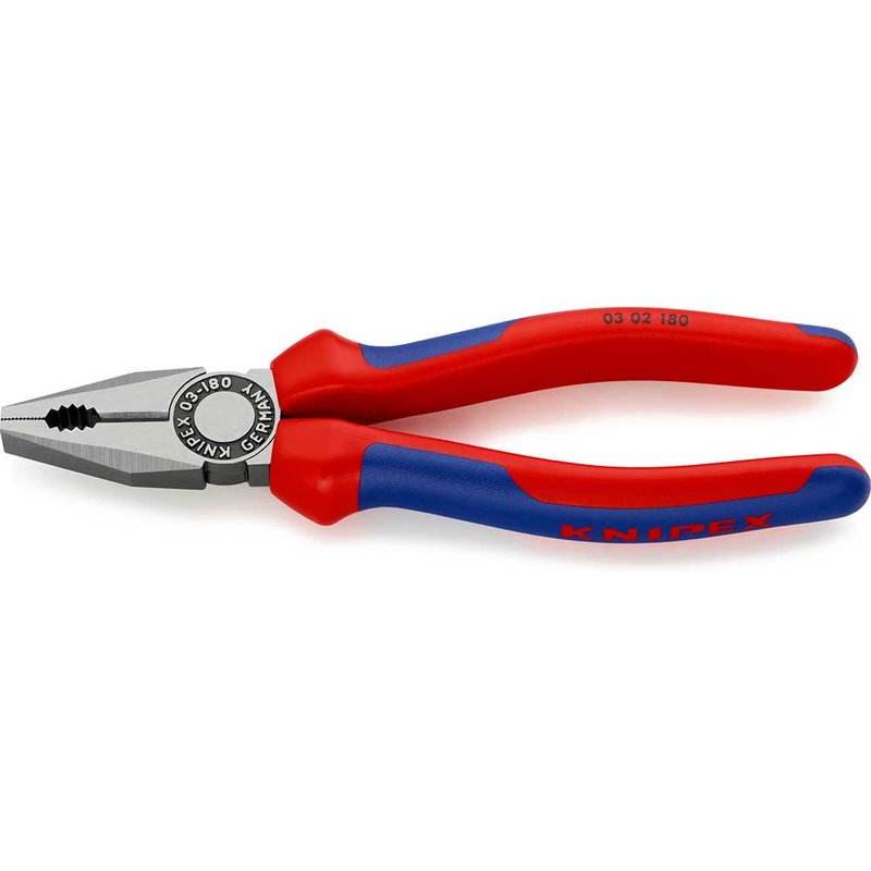 Knipex 03 02 180 Combination Pliers Comfort Handles 180mm 03 02 180 SB