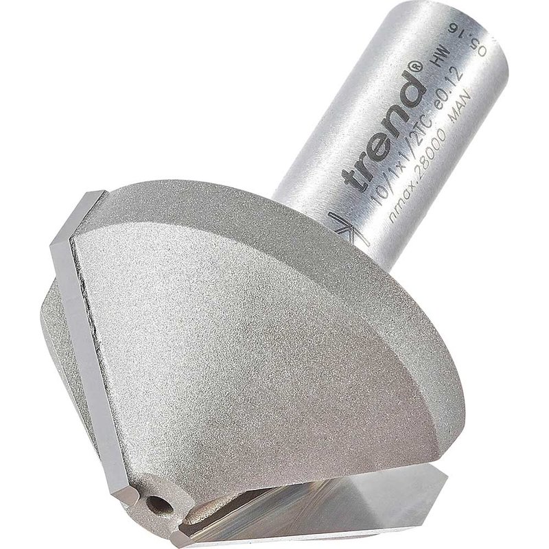 Trend Mortar Groove Large Chamfer Router Cutter 41mm 22.5mm 1/2"