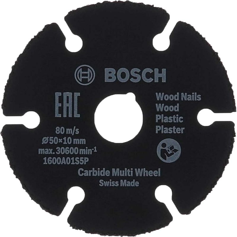 Bosch Carbide Multi Wheel for EASYCUTandGRIND 50mm Pack of 1