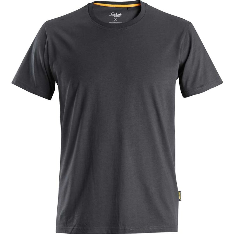 Snickers 2526 Mens Allround Work Organic Cotton T Shirt Grey M