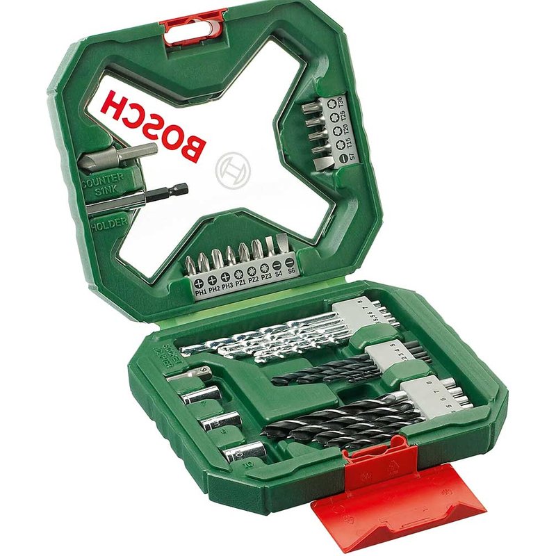 Bosch Powertool Accessories X-Line Drill and Screwdriver Bit Set, 34 Piece 2607010608