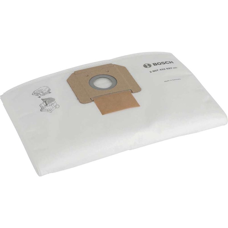 Bosch Powertool Accessories Fleece Filter Bag Pack of 5 2607432037
