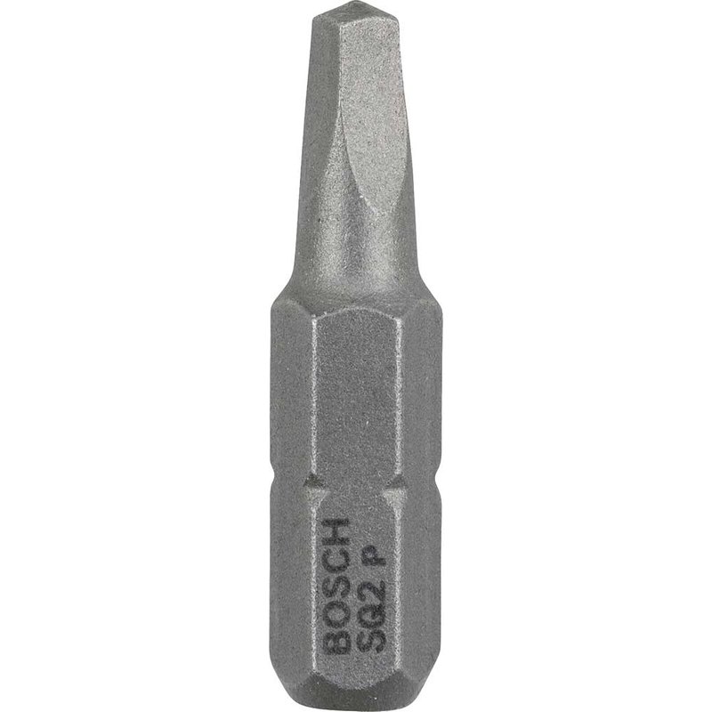 Bosch Square Extra Hard Robertson Screwdriver Bit R2 Square 25mm Pack of 3