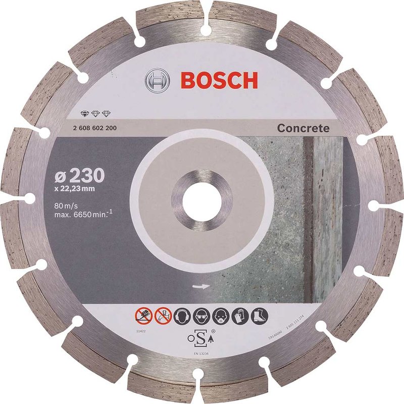 Bosch Standard Concrete Diamond Cutting Disc 230mm