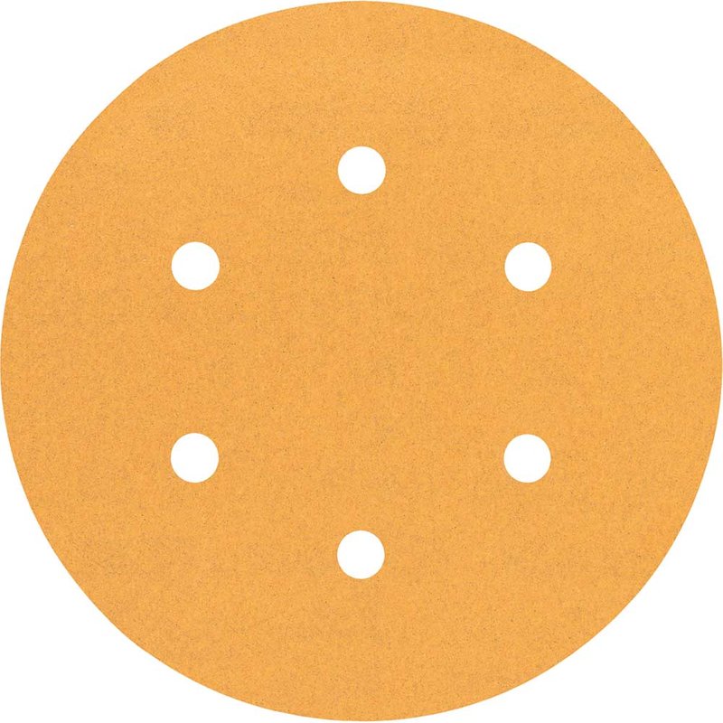 Bosch Red Wood Top Sanding Disc 150mm 150mm 120g Pack of 5