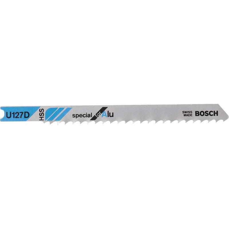 Bosch U127 D Metal Cutting Jigsaw Blades Pack of 3