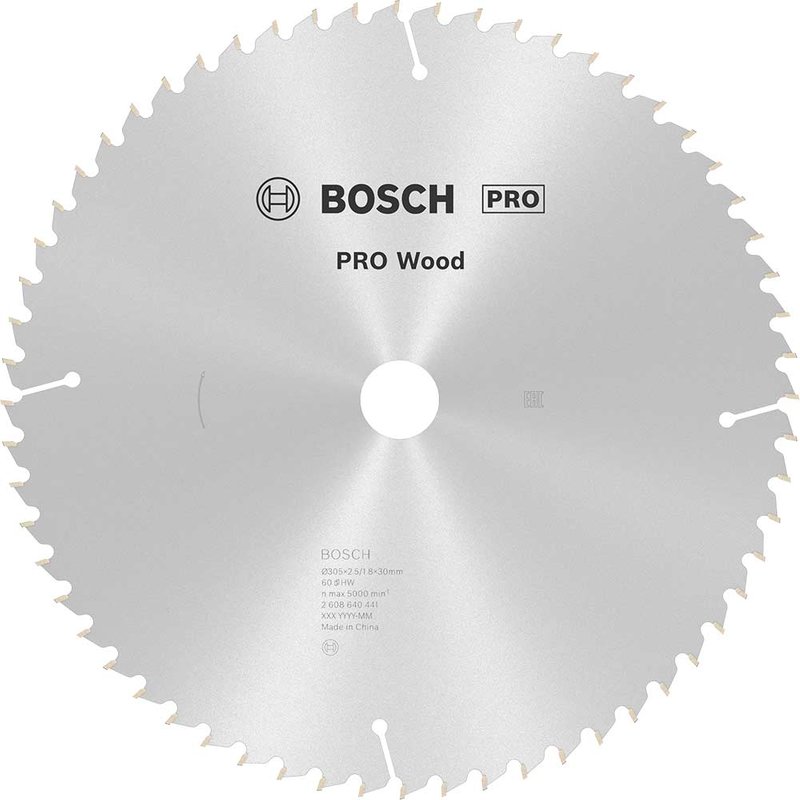 Bosch PRO Optiline Wood Cutting Mitre Saw Blade 305mm 60T 30mm