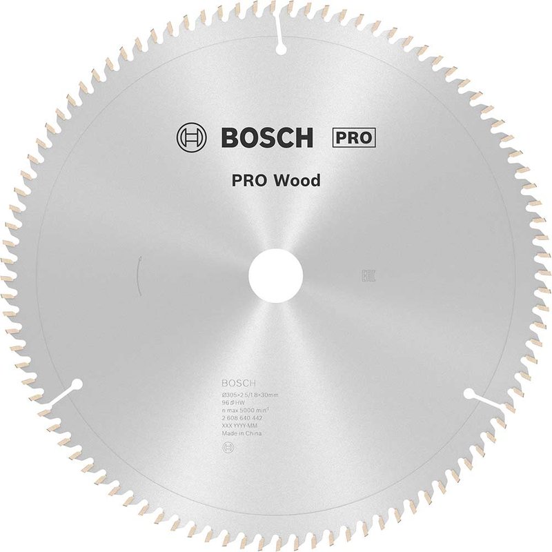 Bosch PRO Wood Cutting Mitre Saw Blade 305mm 96T 30mm