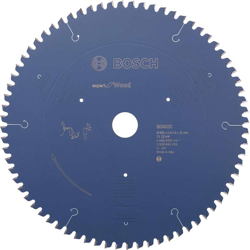 Bosch EXPERT CSB for Wood Circular Saw Blade 300mm 72T 30mm