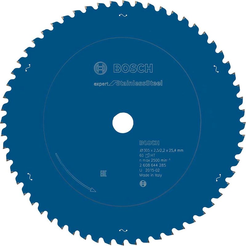 Bosch EXPERT Stainless Steel Cutting Saw Blade 305mm 60T 25.4mm
