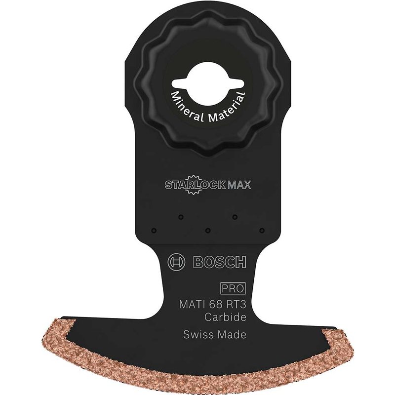 Bosch PRO MATI 68 RT3 Starlock Max Oscillating Multi Tool Grout Blade 68mm Pack of 1