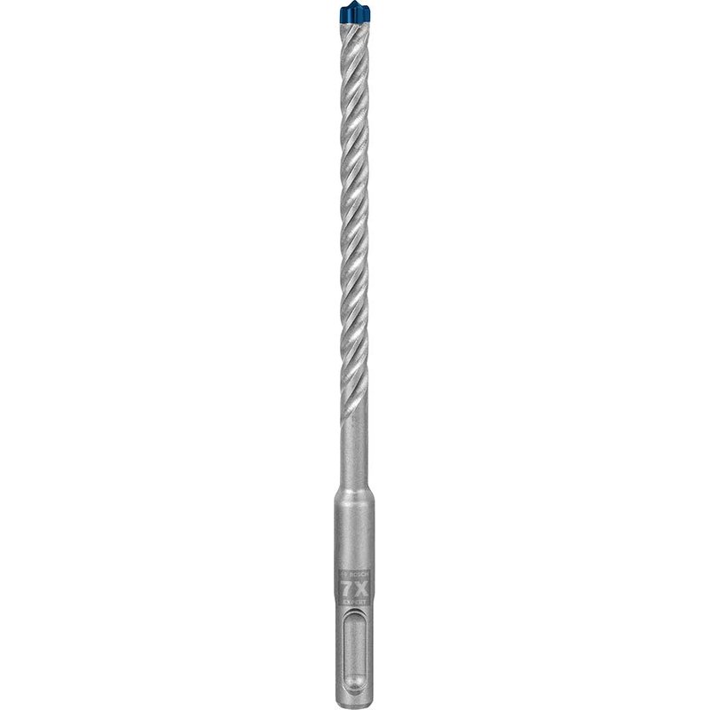 Bosch EXPERT 7X 4 Cutter Head 3X Life SDS Plus Masonry Drill Bit 7mm 165mm Pack of 10