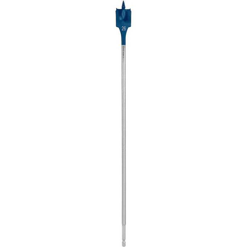 Bosch EXPERT Self Cut Speed Hex Shank Wood Flat Drill Bit 400mm Long 26mm 400mm