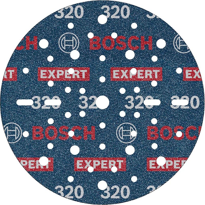 Bosch EXPERT O780 Foil Sanding Discs 125mm 125mm Assorted Pack of 55