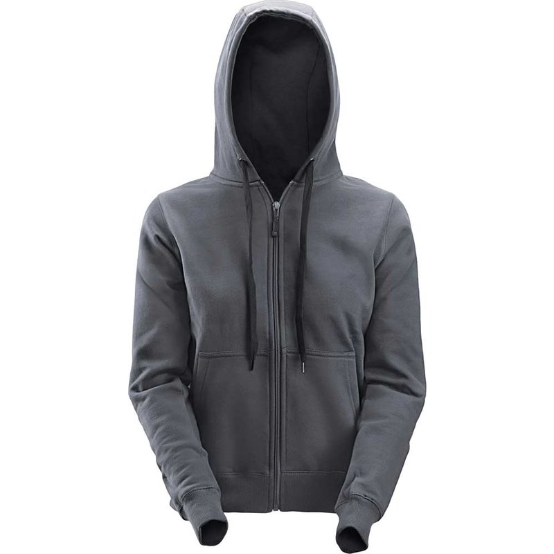 Snickers Ladies Zip Hoodie Steel Grey S