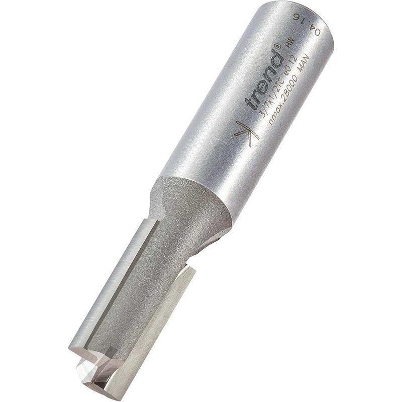 Trend Professional Two Flute Straight Router Cutter 11mm 25mm 1/2"