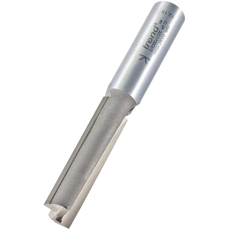 Trend Two Flute Worktop Jig Router Cutter 12.7mm 50mm 1/2"