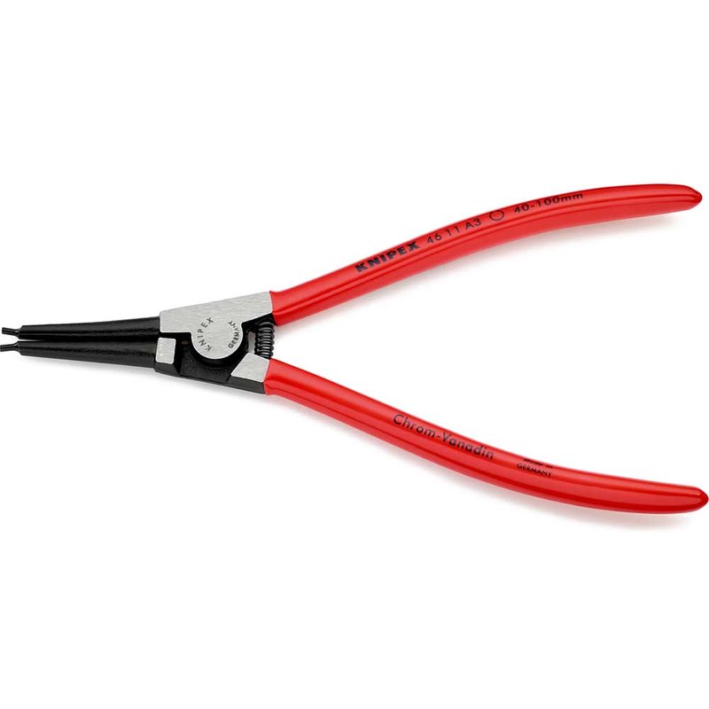 Knipex 46 11 A3 Circlip Pliers External Straight 40 - 100mm 46 11 A3 SB