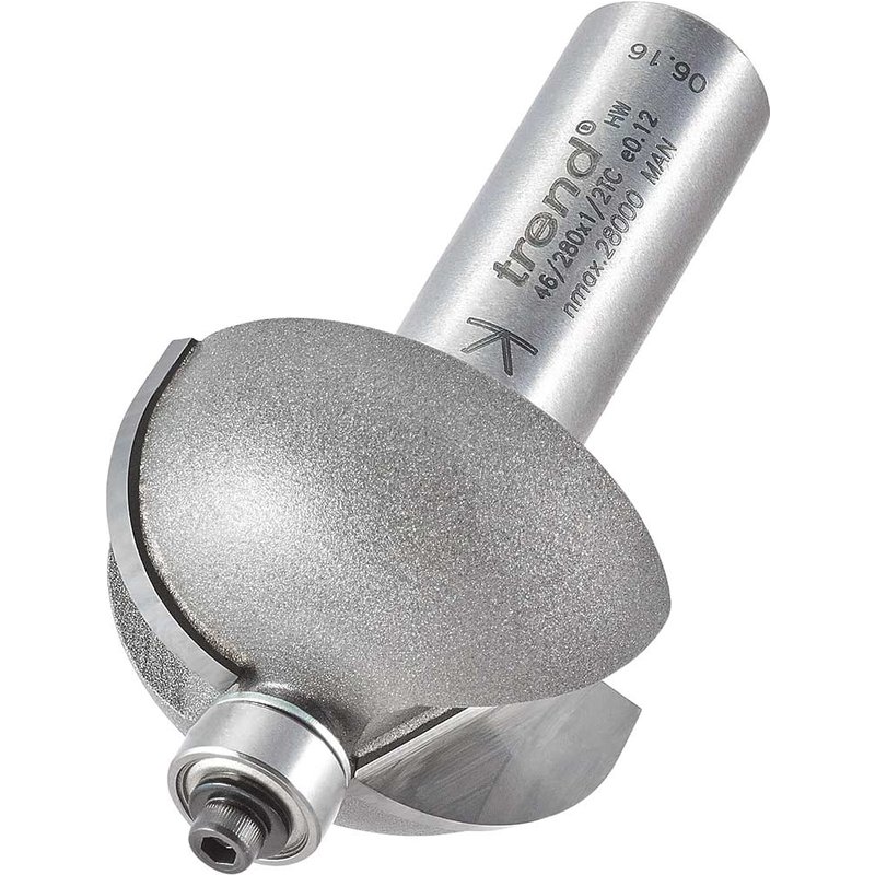 Trend Cove Bearing Guided Router Cutter 34.9mm 16mm 1/2"