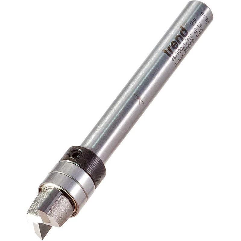 Trend Bearing Guided Template Profiler Router Cutter 9.5mm 6.35mm 1/4"