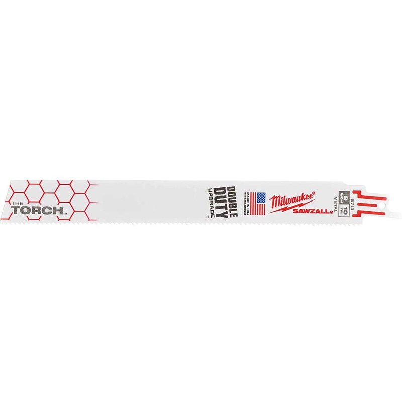 Milwaukee Heavy Duty TORCH Demolition Reciprocating Sabre Saw Blades 230mm Pack of 25