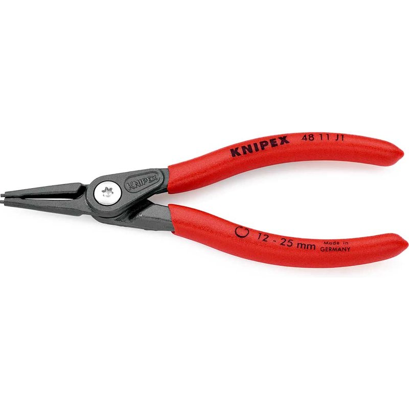 Knipex 48 11 J1 Precision Circlip Pliers Internal Straight 12-25mm 48 11 J1 SB