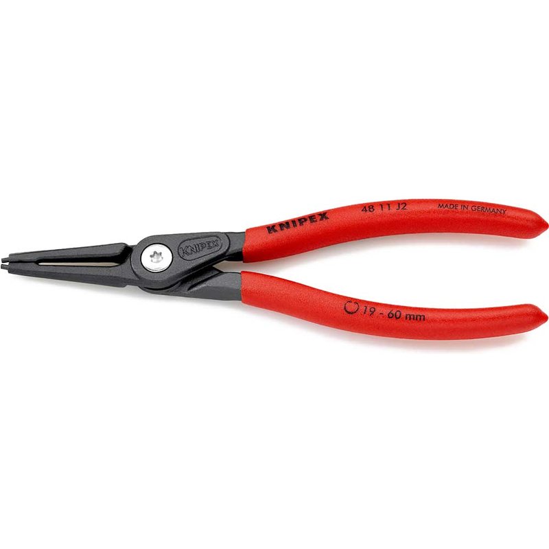 Knipex 48 11 J2 Precision Circlip Pliers Internal Straight 19-60mm 48 11 J2 SB