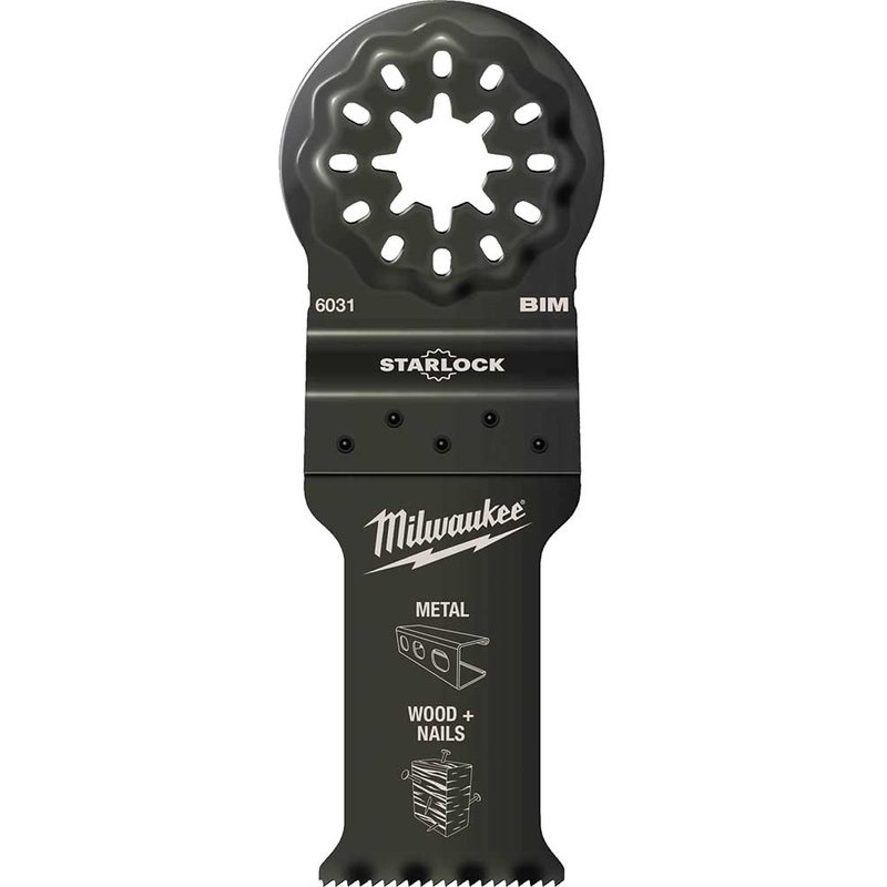 Milwaukee Bi-Metal Starlock Oscillating Multi Tool Plunge Saw Blade 28mm Pack of 1