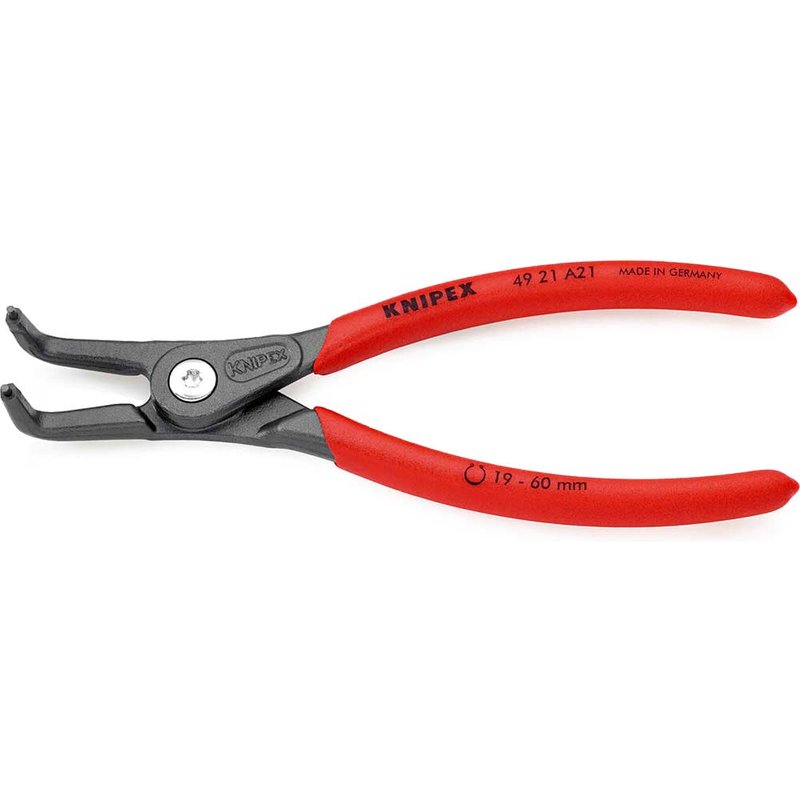 Knipex 49 21 A21 Precision Circlip Pliers External 90° Bent Tip 19-60mm 49 21 A21 SB