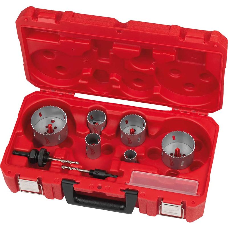 Milwaukee 10 Piece Contractor Bi-Metal Holesaw Set