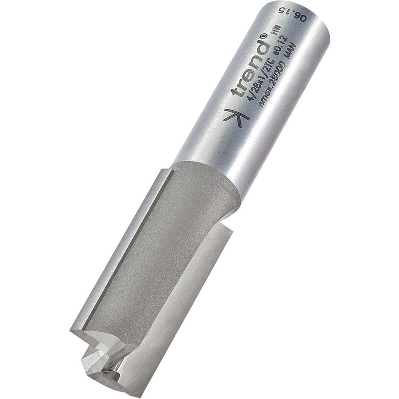 Trend Professional Two Flute Straight Router Cutter 16mm 35mm 1/2"