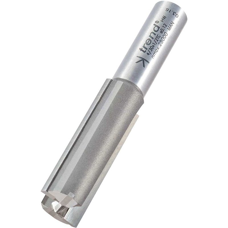 Trend Professional Two Flute Straight Router Cutter 18mm 50mm 1/2"