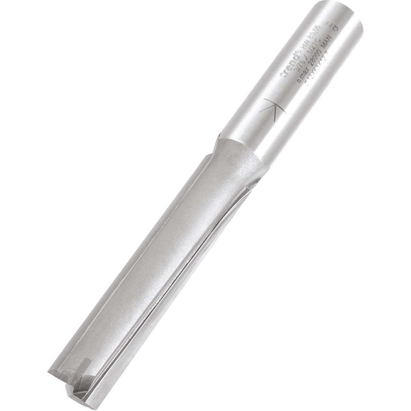 Trend 3/75 x 1/2 TCT Two Flute Lockjig Cutter 12.0 x 63mm 3/75X1/2TC