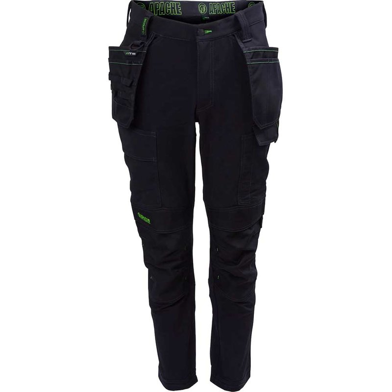 Apache Calgary Black Stretch Holster Trousers Waist 30in Leg 29in CALGARY 30W/29L