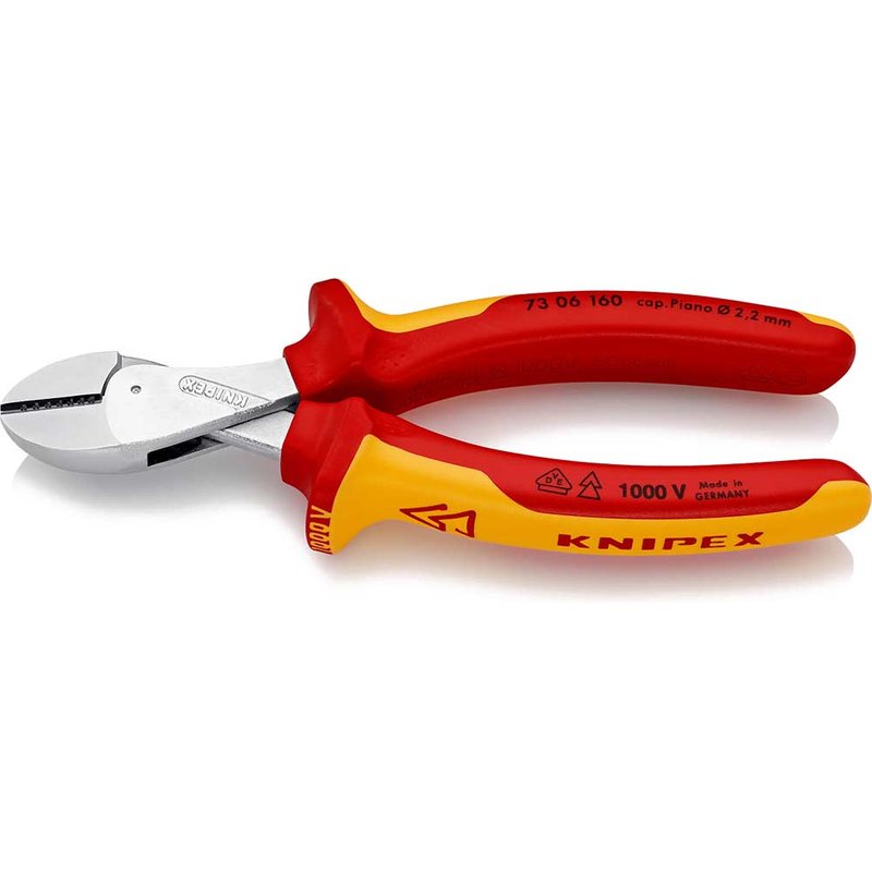 Knipex 73 06 160 VDE X-Cut® Compact Diagonal Cutter 160mm 73 06 160 SB
