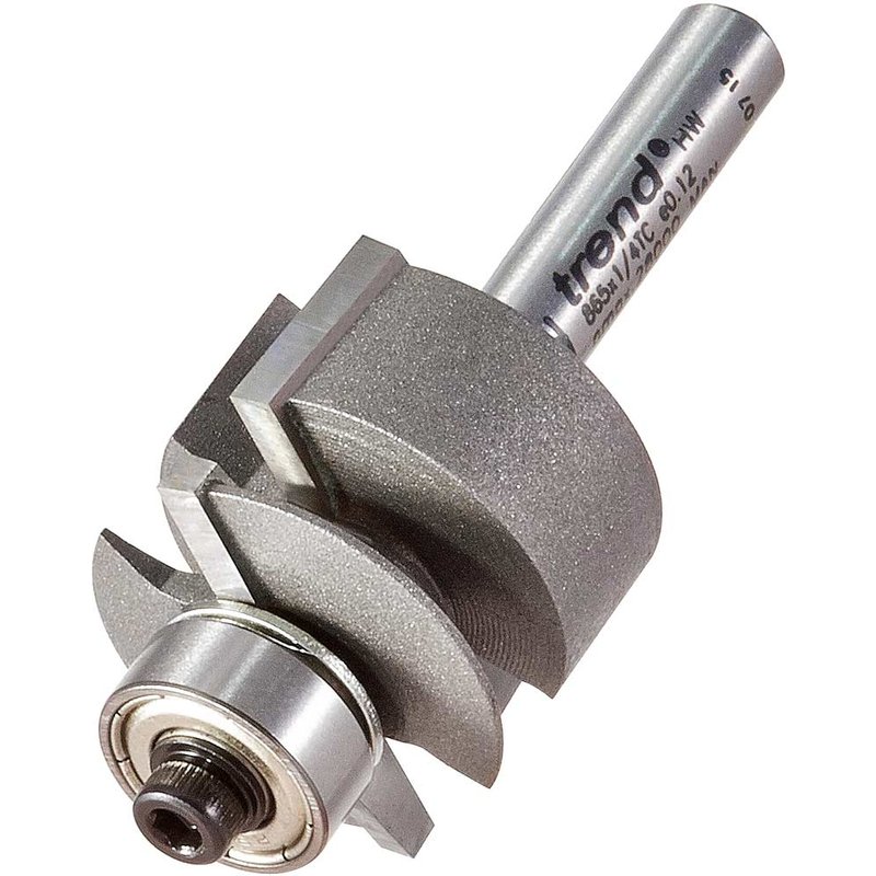 Trend Finger Jointer Bearing Guided Router Cutter 24.6mm 18.5mm 1/4"