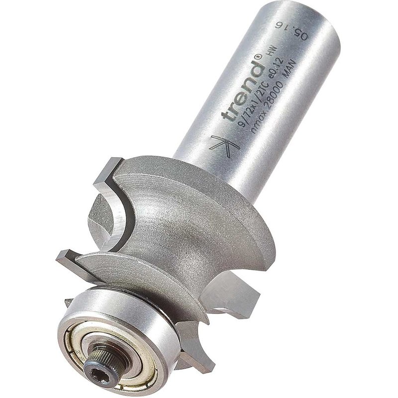 Trend Corner Bead Bearing Guided Router Cutter 28mm 25.7mm 1/2"