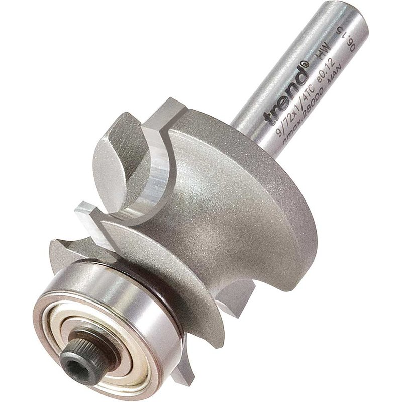 Trend Corner Bead Bearing Guided Router Cutter 28mm 25.7mm 1/4"